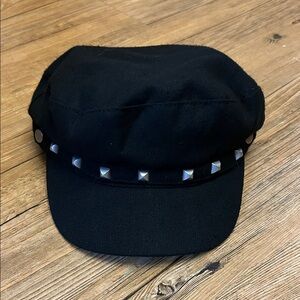 Hot Leathers Black Hat Size L/XL